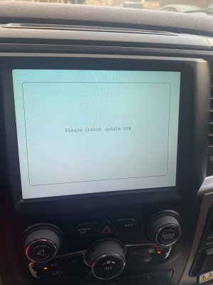 Uconnect update failed ☹️ PLEASE HELP | DODGE RAM FORUM - Dodge Truck ...