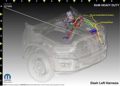 5th Gen 2500 DJ BCM Extension DASH Harness Routing 3D view 2.jpg 5th Gen 2500 DJ BCM Extension DASH Harness Routing 3D view 2.jpg