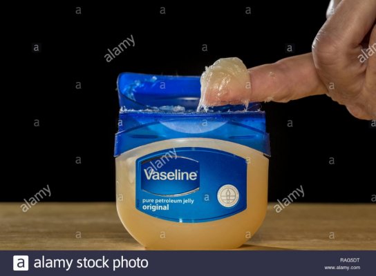 vaseline-petroleum-jelly-and-a-ladys-finger-RAG5DT.jpg
