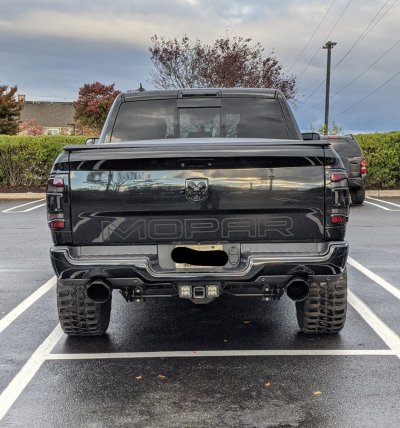 5th gen 1500 rear bumper on 4th gen