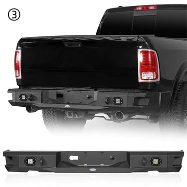 rear bumper for ram 1500