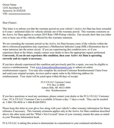 Air Dam Warranty from 2022.JPG