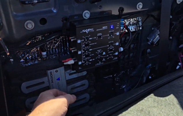 Rebel Amp and Crossover behind modified flip down seats.png