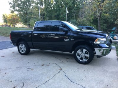 2017 Ram 1500 with 20x10 -12 Steel Off-Road Sd610 and 275/60R20