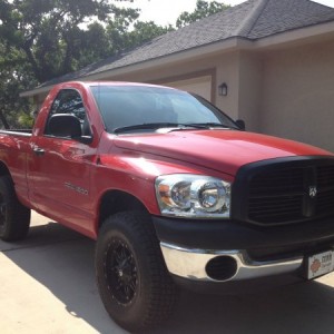 2007 1500 4.7 magnum single cab 2.5 inch leveling kit 4x4