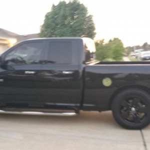 My 2010 Lone Star just lowered today. 2 4 belltechdrop, and painted oem rimd