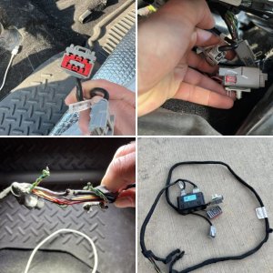 Damaged wire harness USB media hub