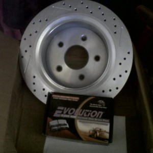 new disc and brake pads