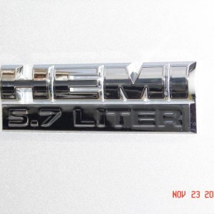 Chrome Hemi Badge
