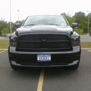 blacked out front
