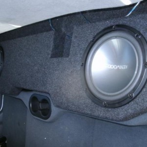 This is an Atrend under the seat box for the 02-08 Quad Cab, with 2 Kenwood 10's