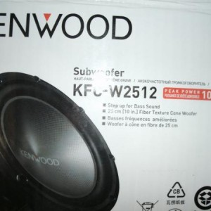 2 kfc w2512 10 inch subs wired in parallel at 2 ohms
