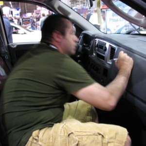 Mike Tucci Jr. signing our dash