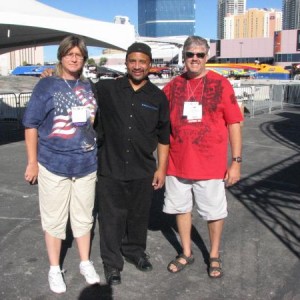 Myself and my fiancee with Mad Mike from **** My Ride and West Coast Customs