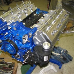 07 24 09 Engine going back together 1