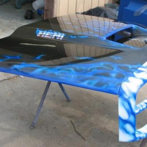 Hood being Painted 07