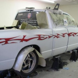 Truck being Painted 05