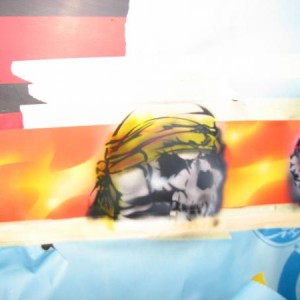 New skull paint work...a lot more realistic now...