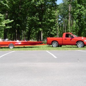 My BBO powered jet boat.