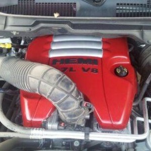 My custom painted engine cover, turned out nice.