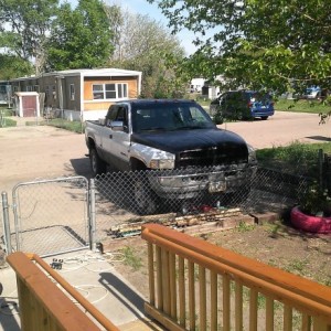 the front...i just got this truck and its a work in progress
