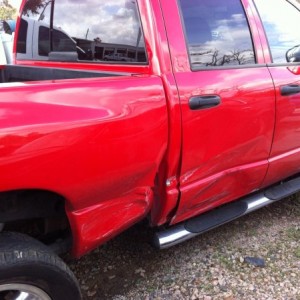 thats all it took to total it, bent fram & suspension