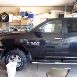 before debadge, clay, wax