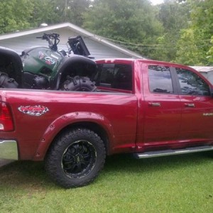 with the custom decal and the Grizzly 700