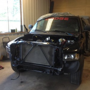 Front end going back on