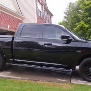 Working my way through blacking her out and debadging