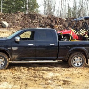 My Longhorn 2500HD, carrying my 570 Rzr