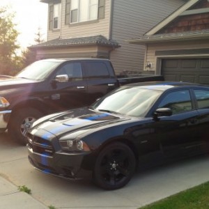 My 2012 RAM 2500HD Longhorn and Wife's 2011 Dodge Charger Mopar Edition #75 of 100