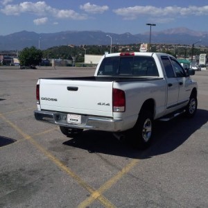 Ram, with the Front Range in the background.