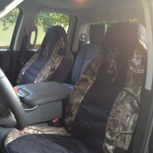 Seat covers I received for my birthday.  Have to have some camo somewhere.