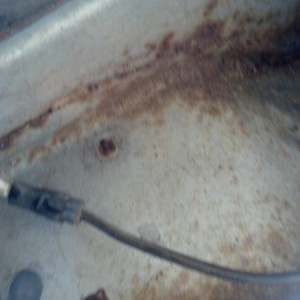 Rust starting to attack the frame.