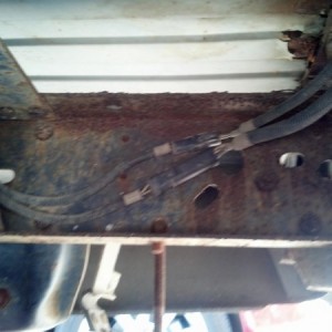 Passenger side frame.