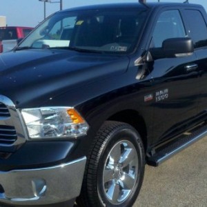 Big Horn on the lot the day I bought it. Some bird felt like leaving its mark before the truck left the lot.