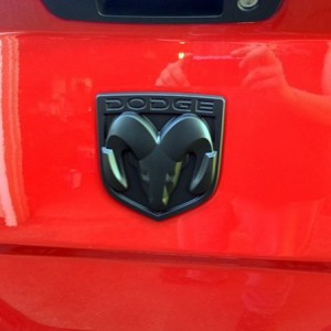 Plasti-Dip'd tailgate badge