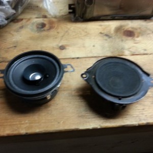 3.5inch dash speakers, old and new!