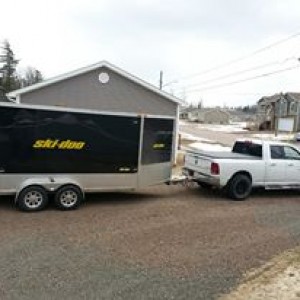 New trailer!!!! 14x7 with a 5' V-Nose. all aluminum!