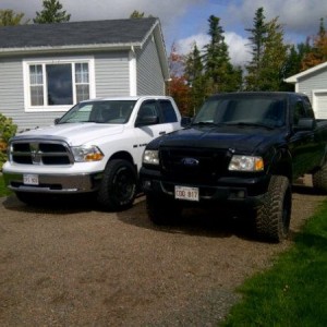Old 2007 Ranger Vs. New 2011 Ram!