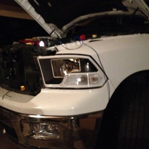 Wiring up the HID's and the Halos