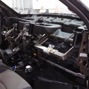 dash replacement in progress