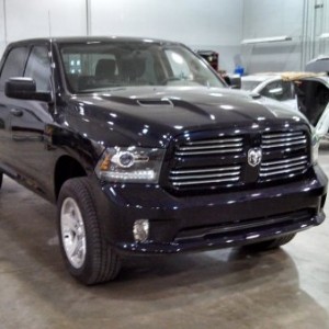 2013 bumper, grille, and headlamps, sport scoop hood, biltstein 5100 adjustables to level out the front