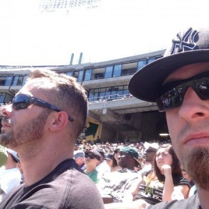 Yankee's at Oakland.