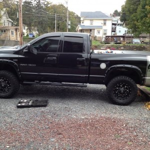 Installing the fender flares