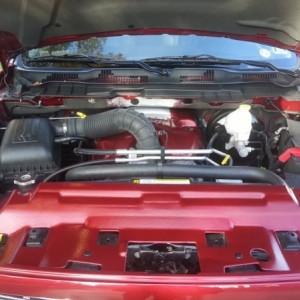 under hood