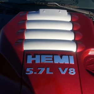 engine cover close up