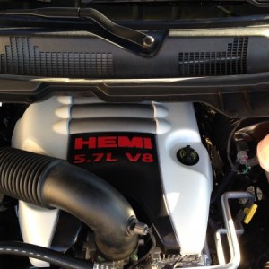 HEMI 5.7L Engine Cover Decal