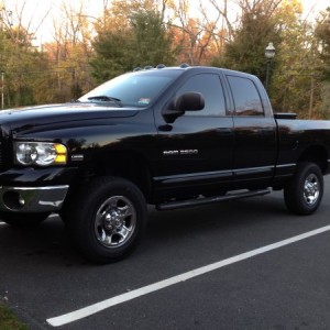 Put on smoked cab lights